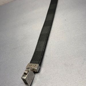 Louis Vuitton check it reversible bracelet.